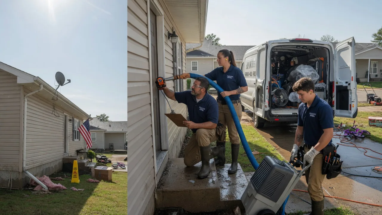 Ceiling Water Damage Restoration in Wynona, OK near me